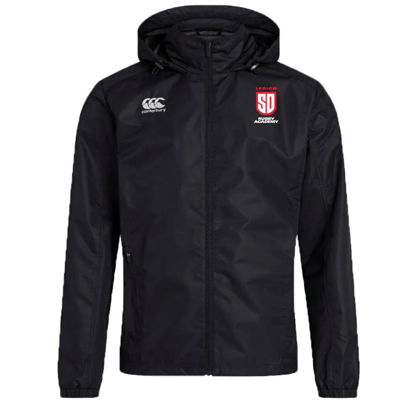 San Diego Legion Rugby Academy Club Vaposhield Full Zip Rain Jacket by Canterbury