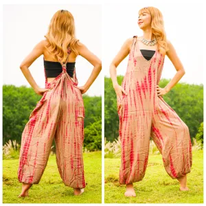 Sand Dunes Racerback Dungarees Jumpsuit Romper