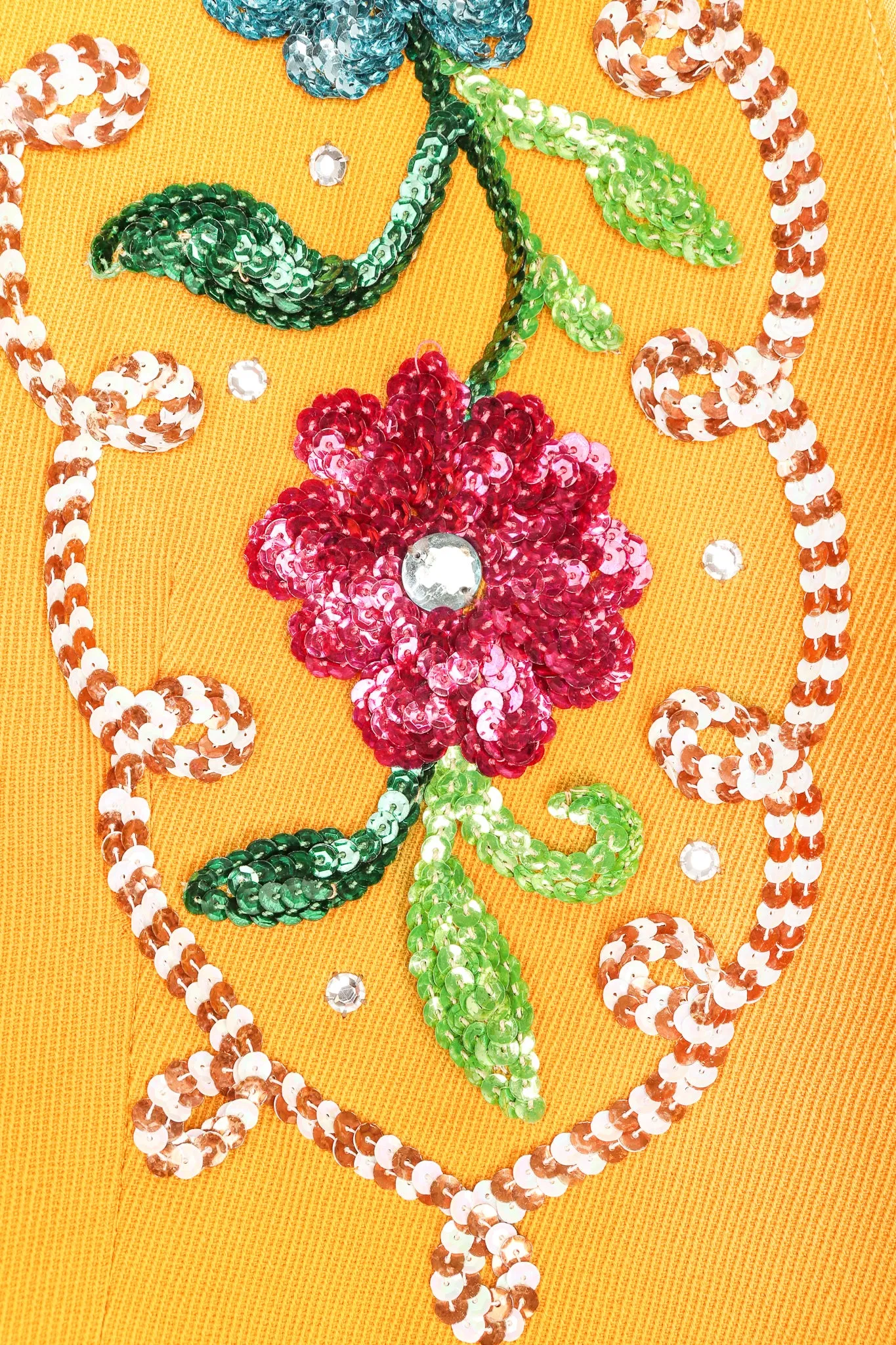 Sequin Flower Matador Jacket