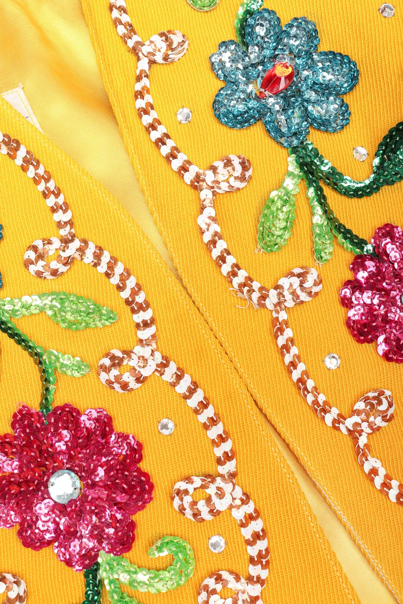 Sequin Flower Matador Jacket