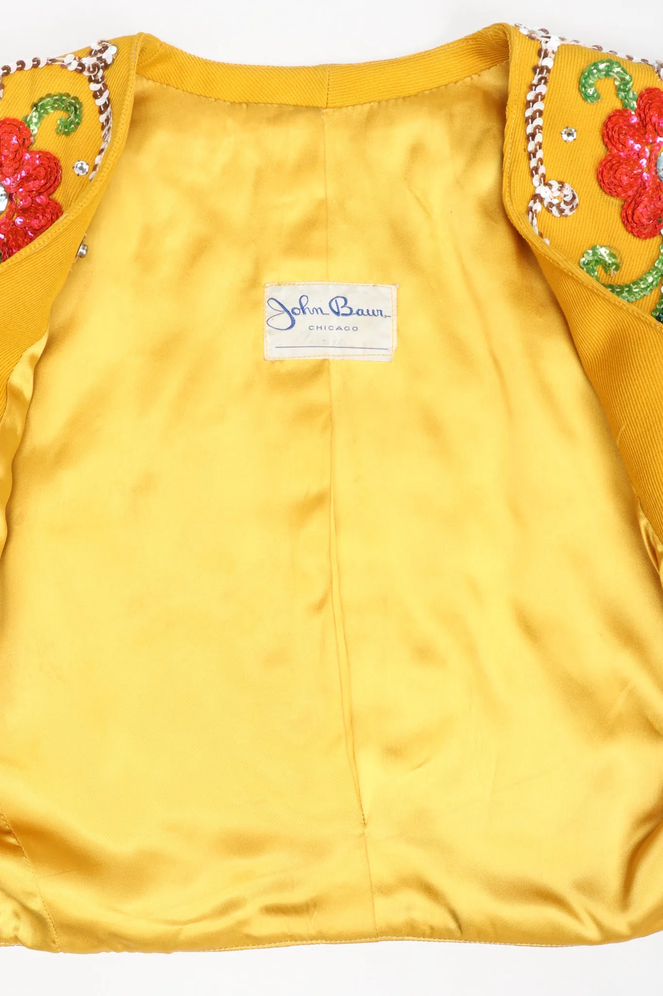 Sequin Flower Matador Jacket