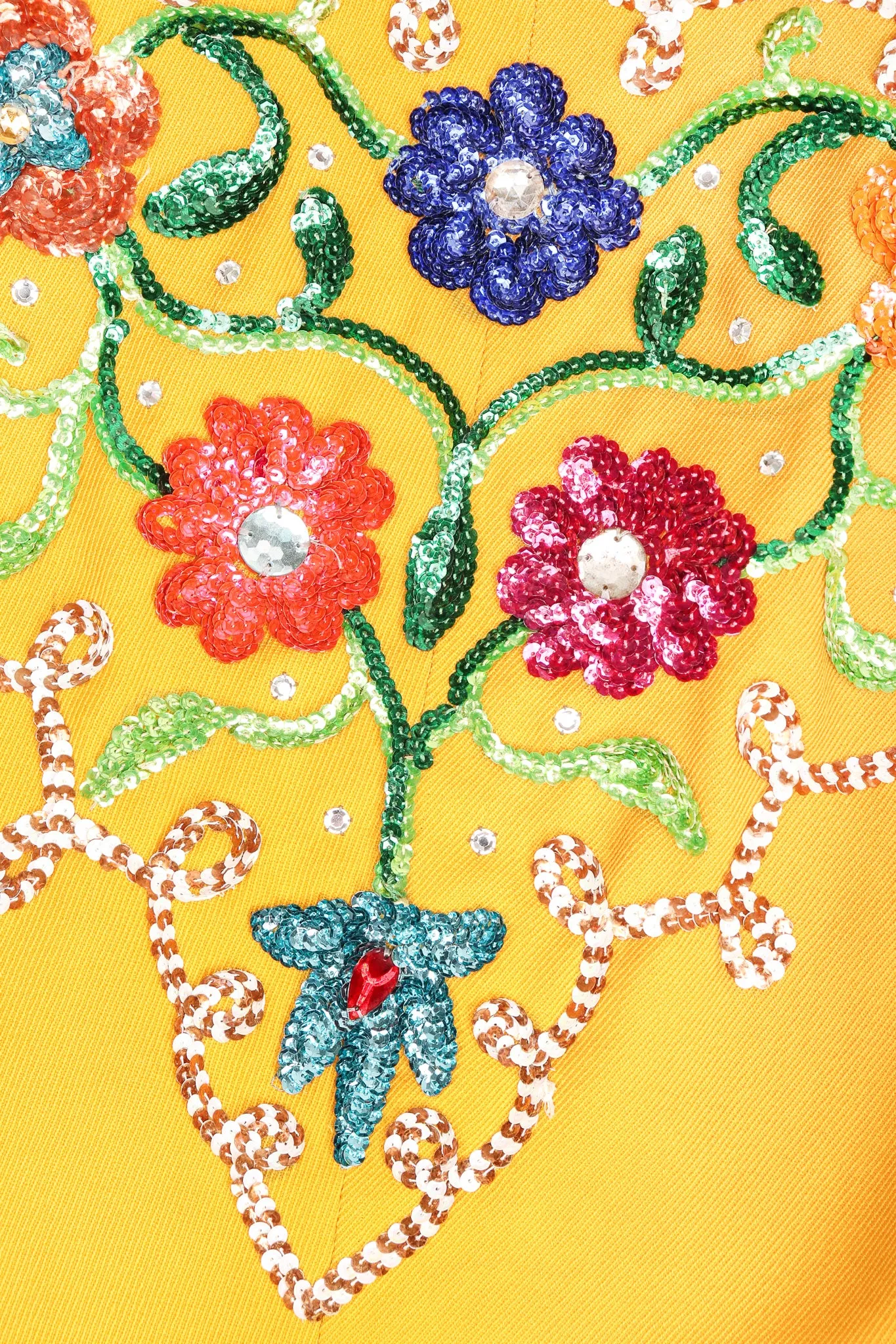 Sequin Flower Matador Jacket