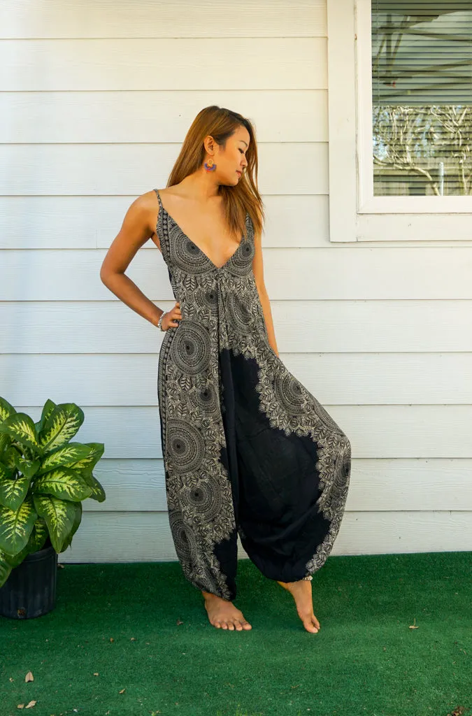 Shadow Lotus Boho Hippie Jumpsuit