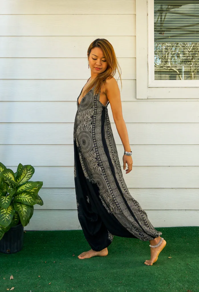 Shadow Lotus Boho Hippie Jumpsuit
