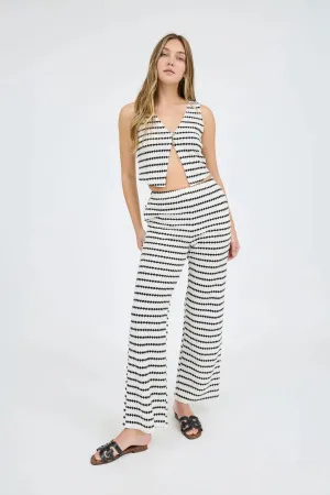 Striped Vest & Bottoms Set