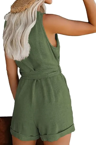 Women's Petite Size Romper | Casual Romper