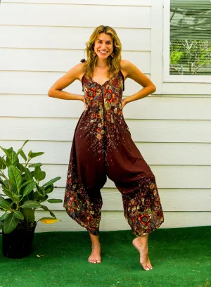 Woodland Petals Boho Jumpsuit