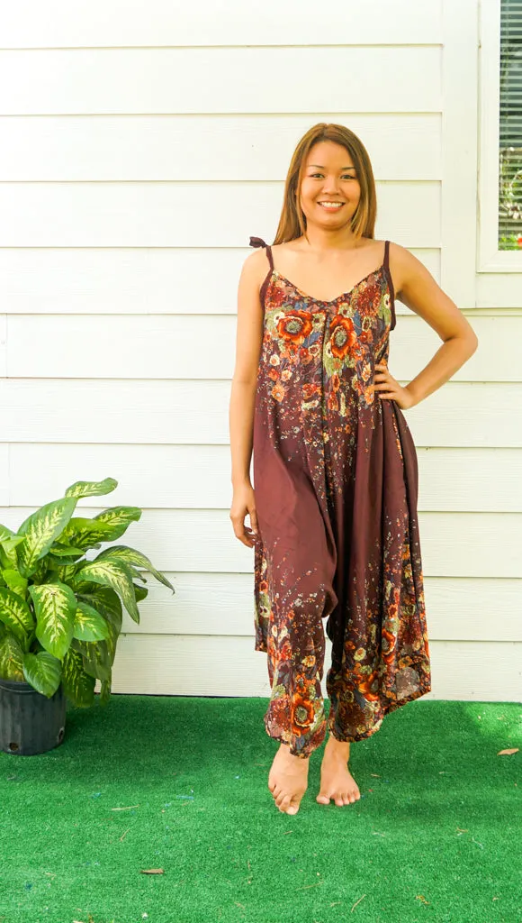 Woodland Petals Boho Jumpsuit
