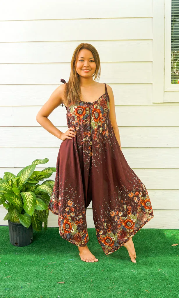 Woodland Petals Boho Jumpsuit