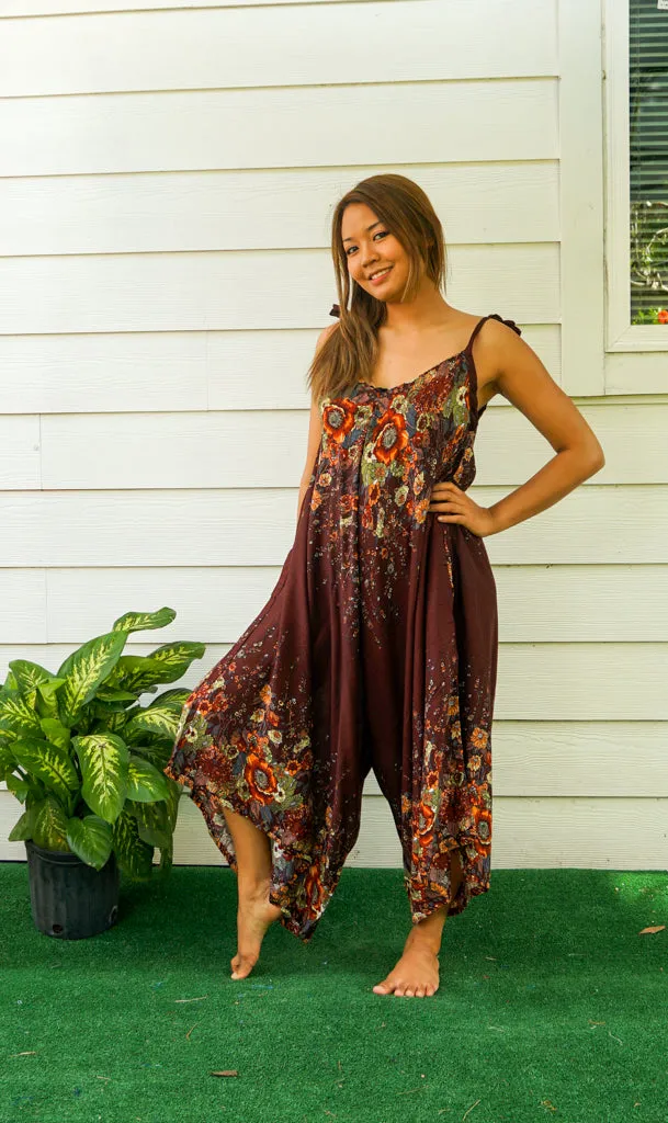 Woodland Petals Boho Jumpsuit
