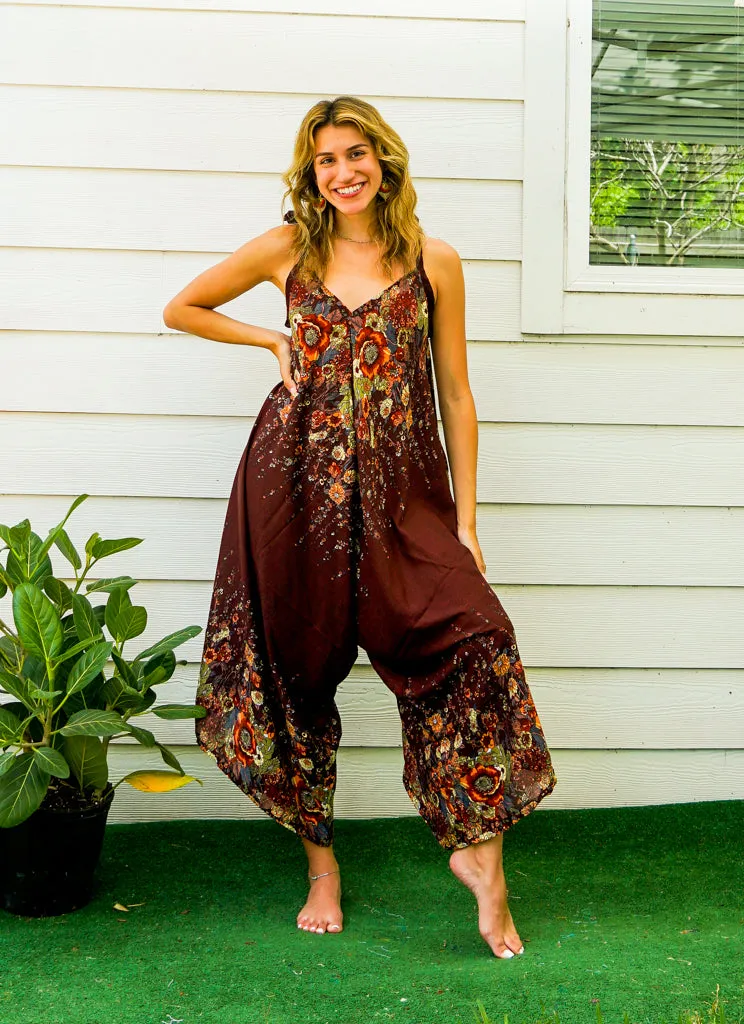 Woodland Petals Boho Jumpsuit
