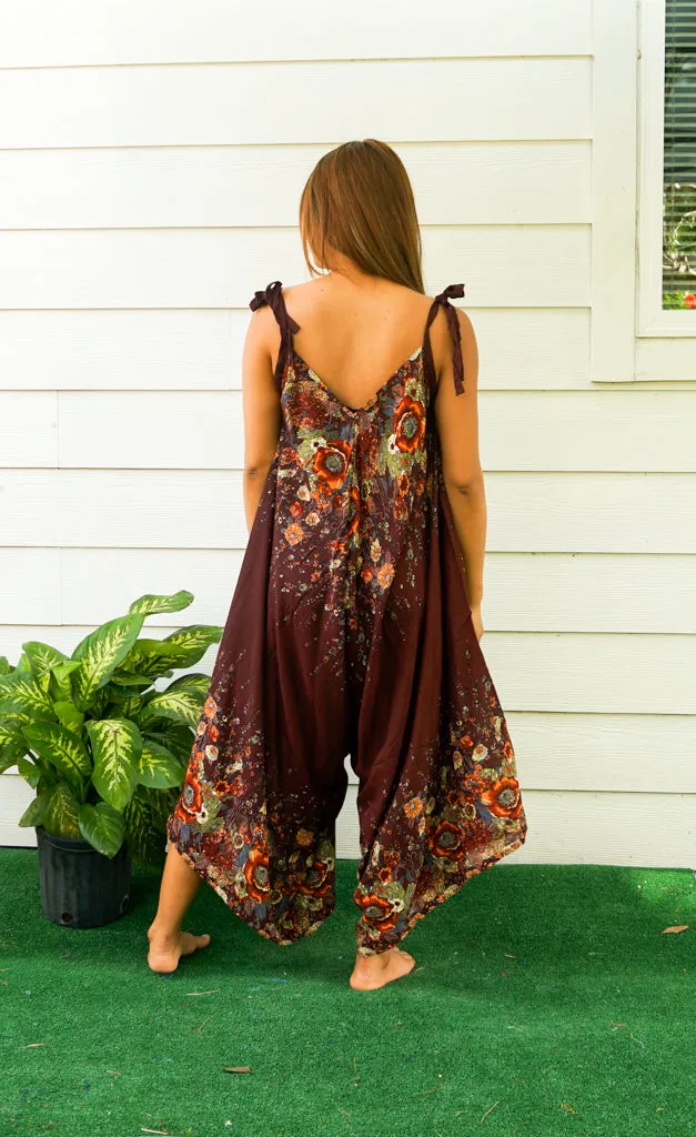 Woodland Petals Boho Jumpsuit