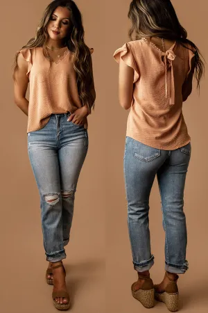 Worth The Wait Short Sleeve Blouse (Sienna) | FINAL SALE